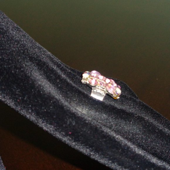 Pink beaded ring- costume jewelry - Picture 9 of 10